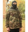 Флисовая кофта военная 340 г.м. с капюшоном MultiCam