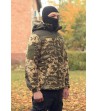 Флисовая кофта военная 340 г.м. с капюшоном пиксель ММ14