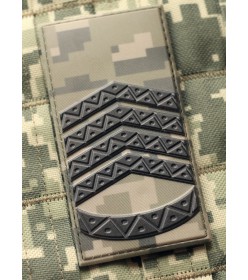 Погон ВСУ главный сержант ПВХ (PVC) пиксель