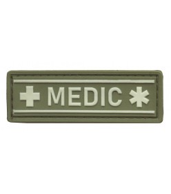Планка нашивка MEDIC олива (фосфор)