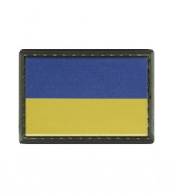 Шеврон ПВХ (UV) флаг Украины (малый) желто-синий