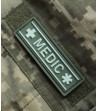 Планка нашивка MEDIC олива (фосфор)