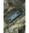 Планка нашивка MEDIC темная олива