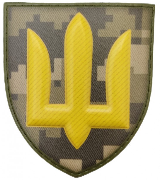 Шеврон ЗСУ общевойсковой пиксель