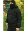 Куртка ветро-влагозащитная SoftShell полицейская черная