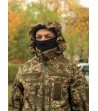 Куртка SoftShell военная на манжетах хищник